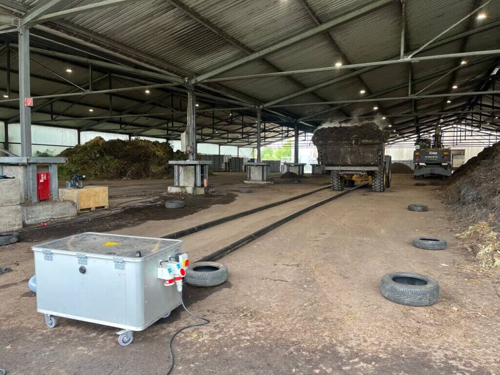 Mobile Anlage für Überkapazitäten